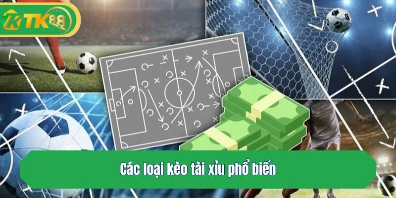 Các loại kèo tài xỉu phổ biến